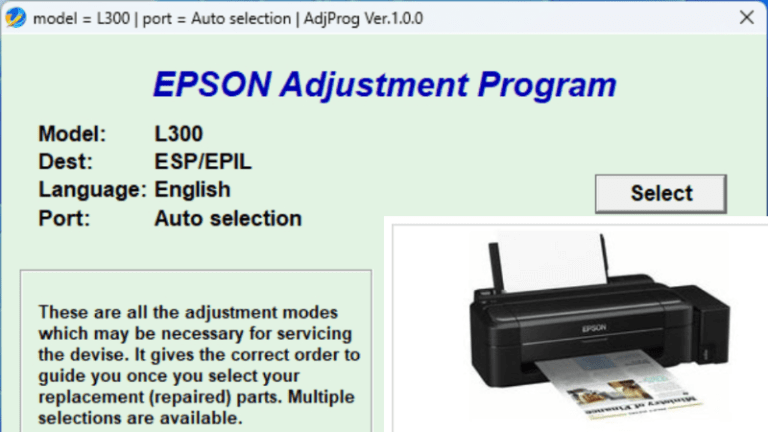 Resetter Epson L300 Printer WareData Tech enthusiast Resetter Epson L300 Printer WareData Tech enthusiast