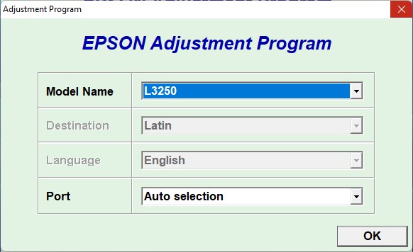 Epson L3250 Resetter