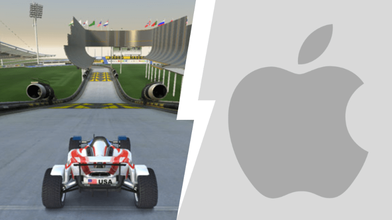 Trackmania Nations Forever on MacOS