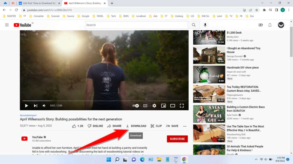 How to Download YouTube Videos Without Any Software With Account - Step 1