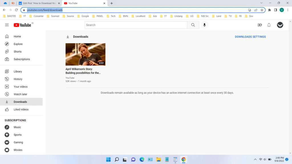 How to Download YouTube Videos Without Any Software 5 How to Download YouTube Videos Without Any Software With Account - Step 2