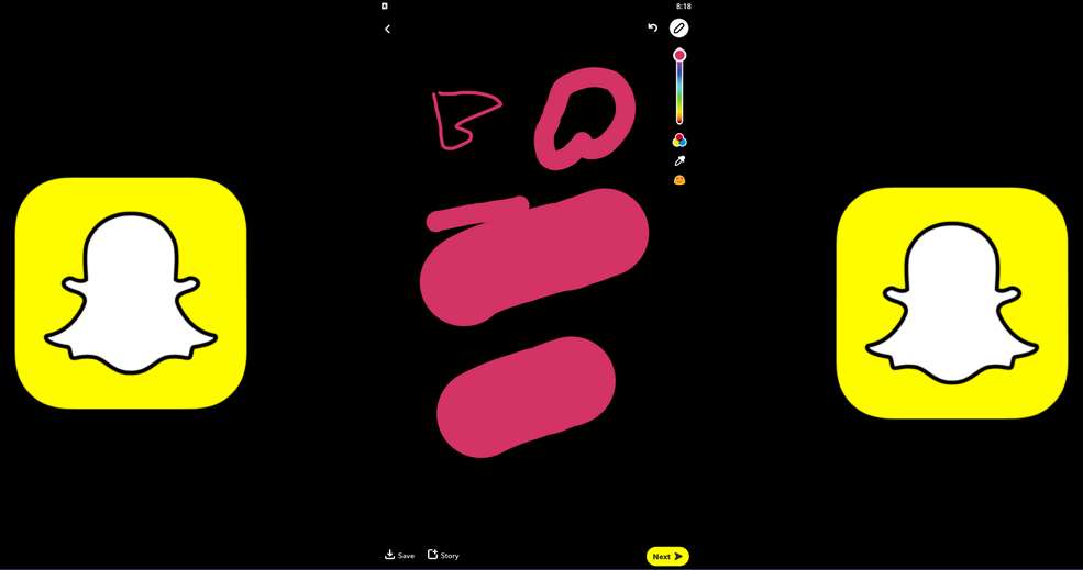 How to Make the Draw Tool Bigger on Snapchat