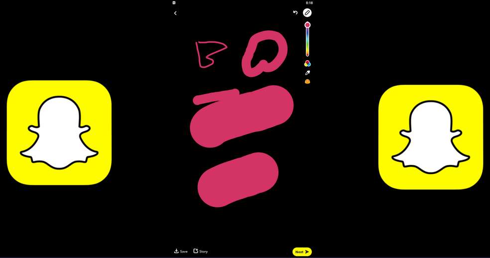 How to Make the Draw Tool Bigger on Snapchat