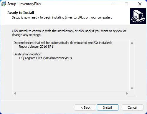 Inventory Software Free Download 4 Inventory Software Installation - Step 3