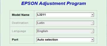 Epson L3211 Resetter