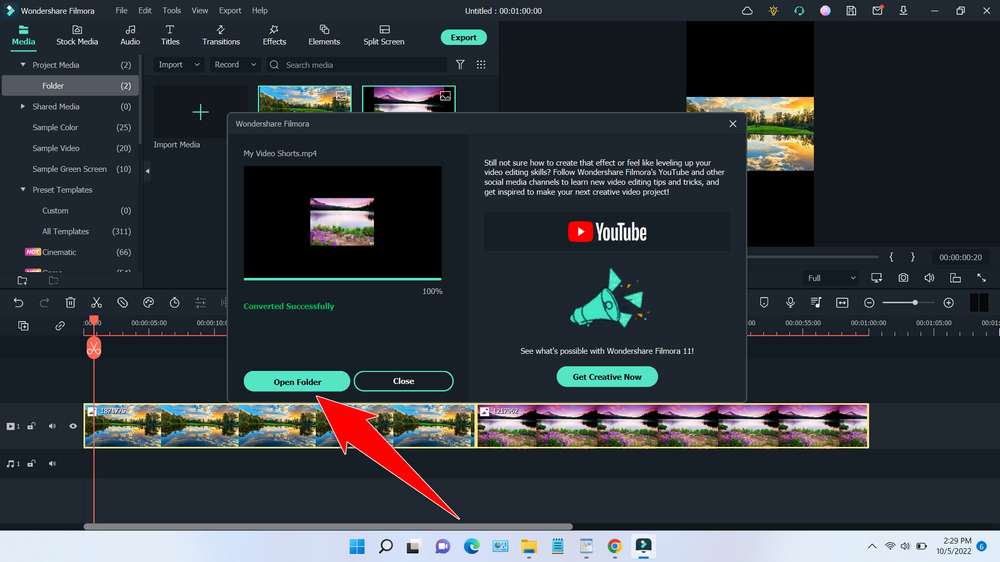 How to Create YouTube Shorts Video on PC - Step 4