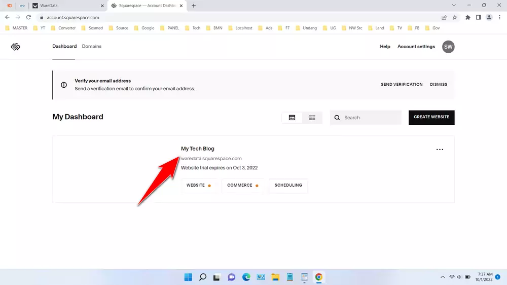 How to Remove Site Header Squarespace - Step 2