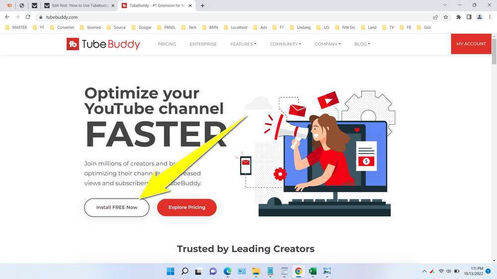 How to use tubebuddy - step 1