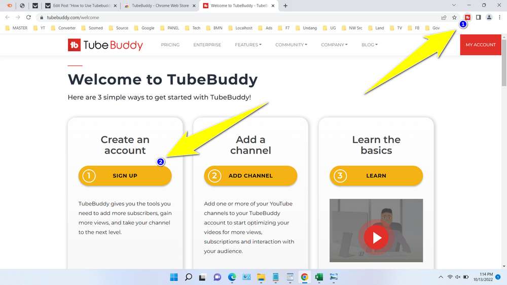 How to use tubebuddy - step 3