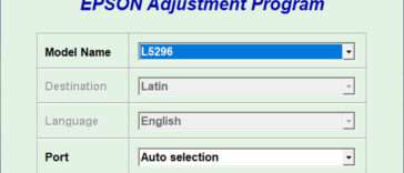 Epson L5296 Resetter Adjustment Program