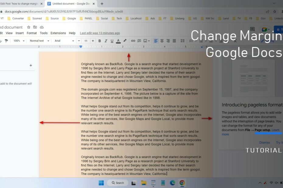 How to Change Margins in Google Docs