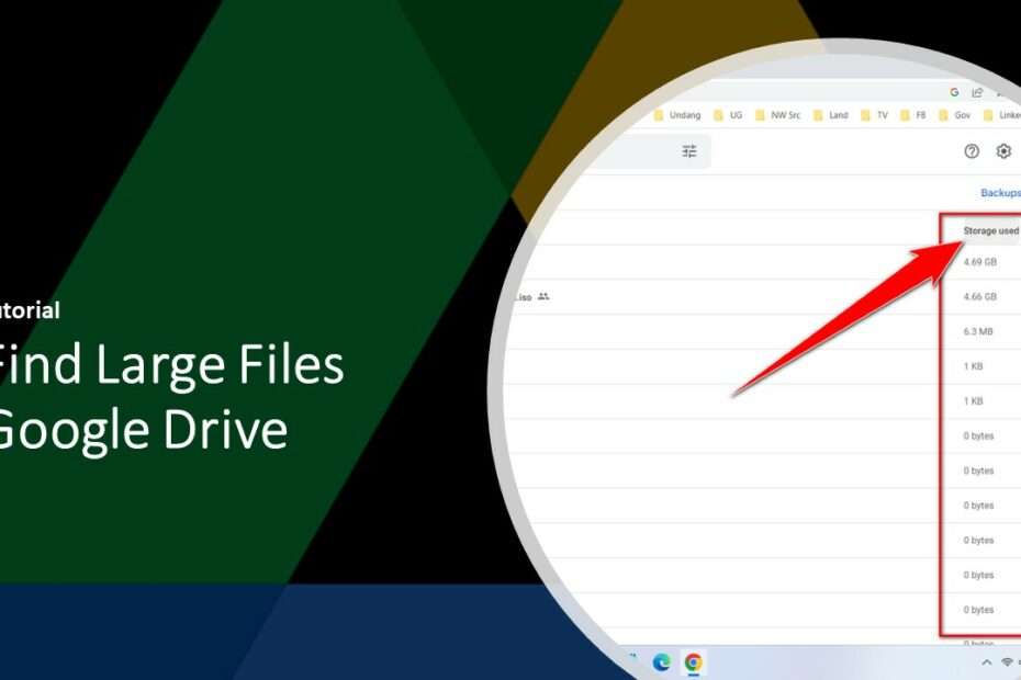 How to Find Large Files in Google Drive