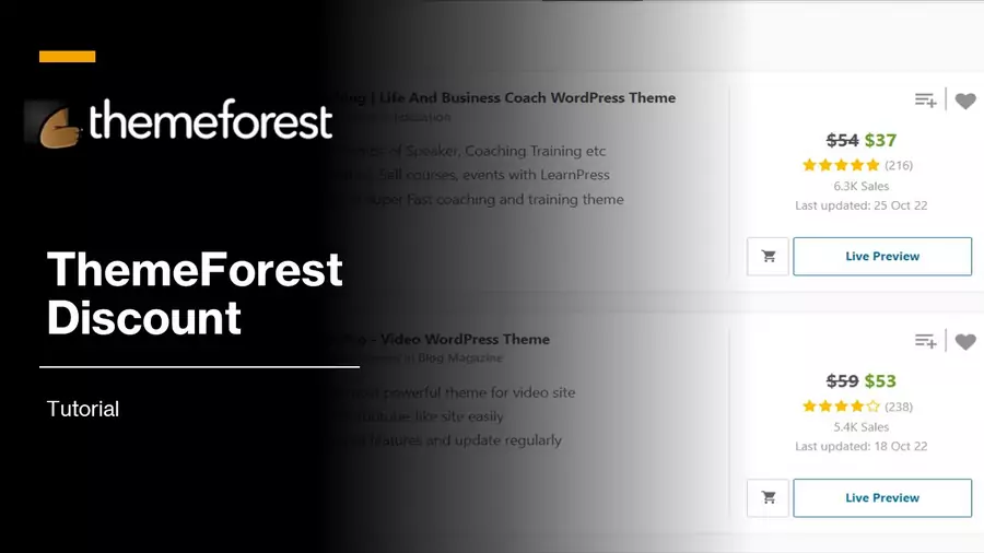 How to Get Discount on Themeforest