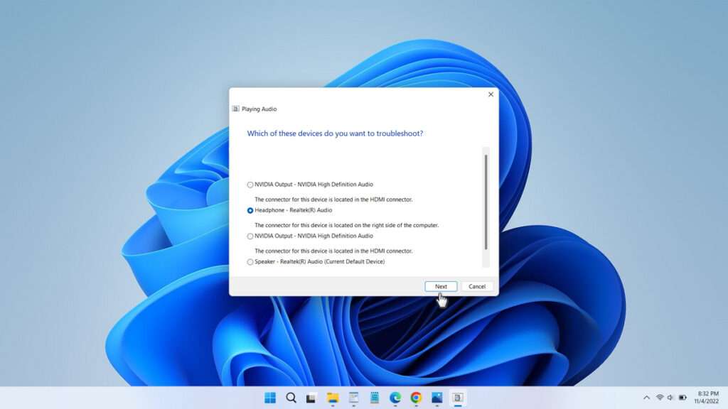 How to Reset All Audio Settings Windows 11 - Step 2.2