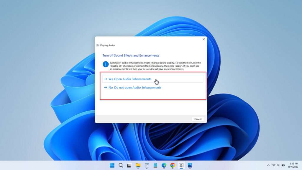 How to Reset All Audio Settings Windows 11 - Step 2.3