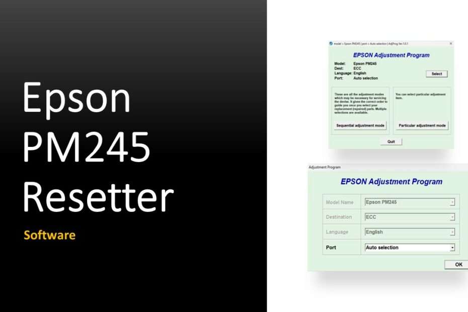 Epson Picturemate PM245 Resetter Free