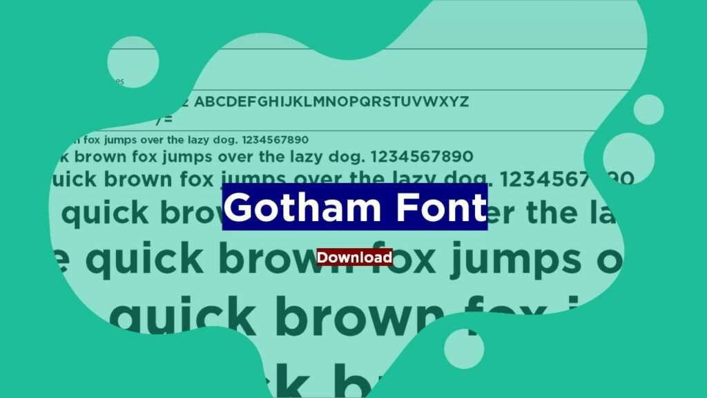 Gotham Font Download Adobe