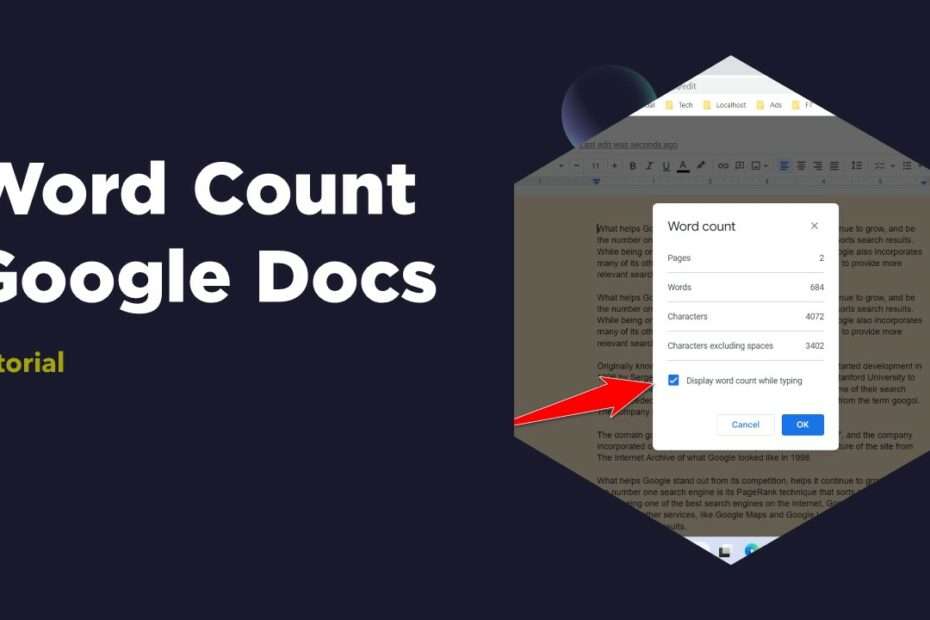 How to Check Word Count on Google Docs