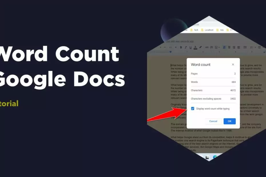 How to Check Word Count on Google Docs