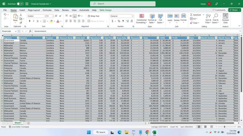 How to Create Auto Highlight on The Active Cell in Microsoft Excel - Step 1