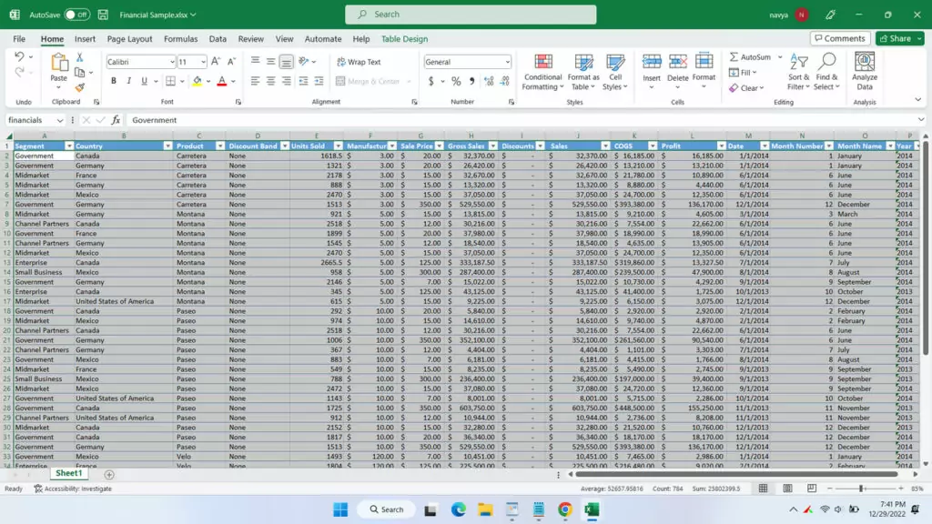 How to Create Auto Highlight on The Active Cell in Microsoft Excel - Step 1