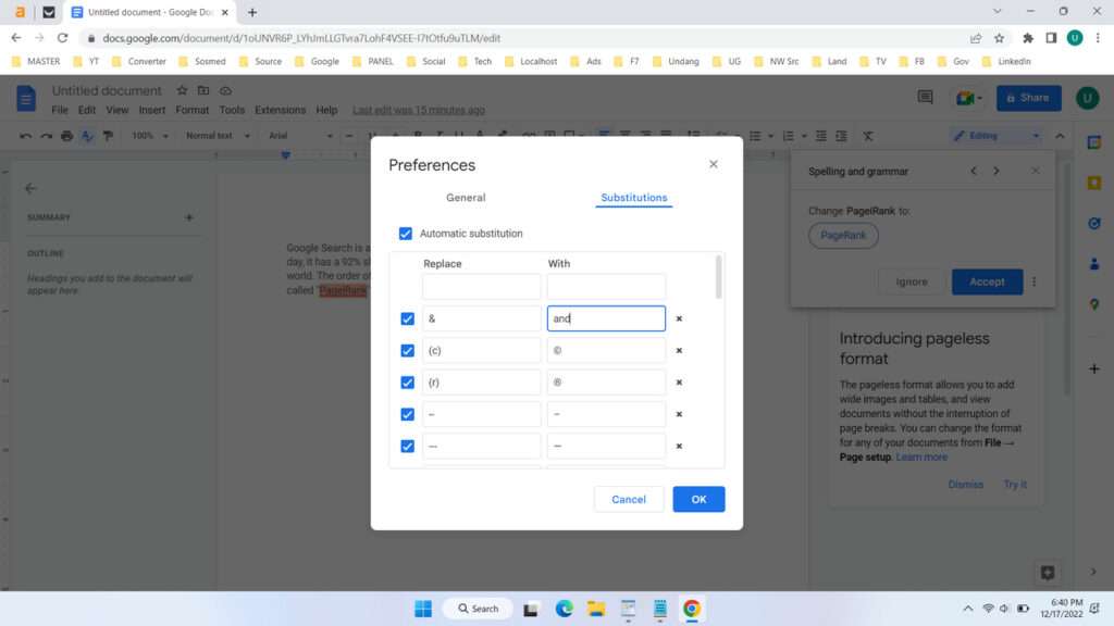 How to Enable Autocorrect on Google Docs - Step 4
