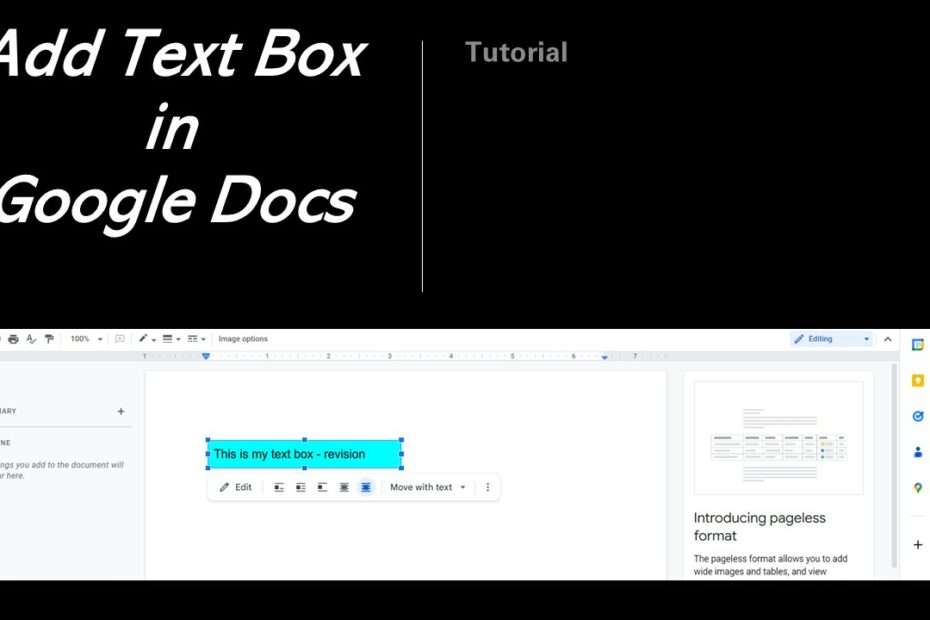 How to Insert Text Box in Google Docs