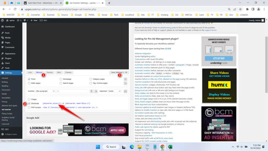 How to Put Ads on WordPress Website 8 How to Put Ads on WordPress Website - Step 7