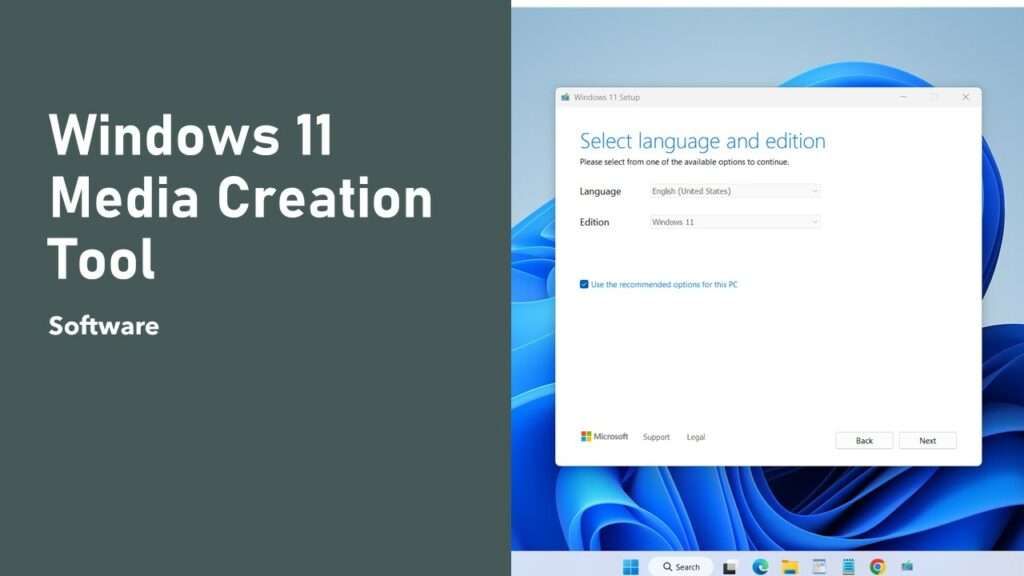 Windows 11 Media Creation Tool