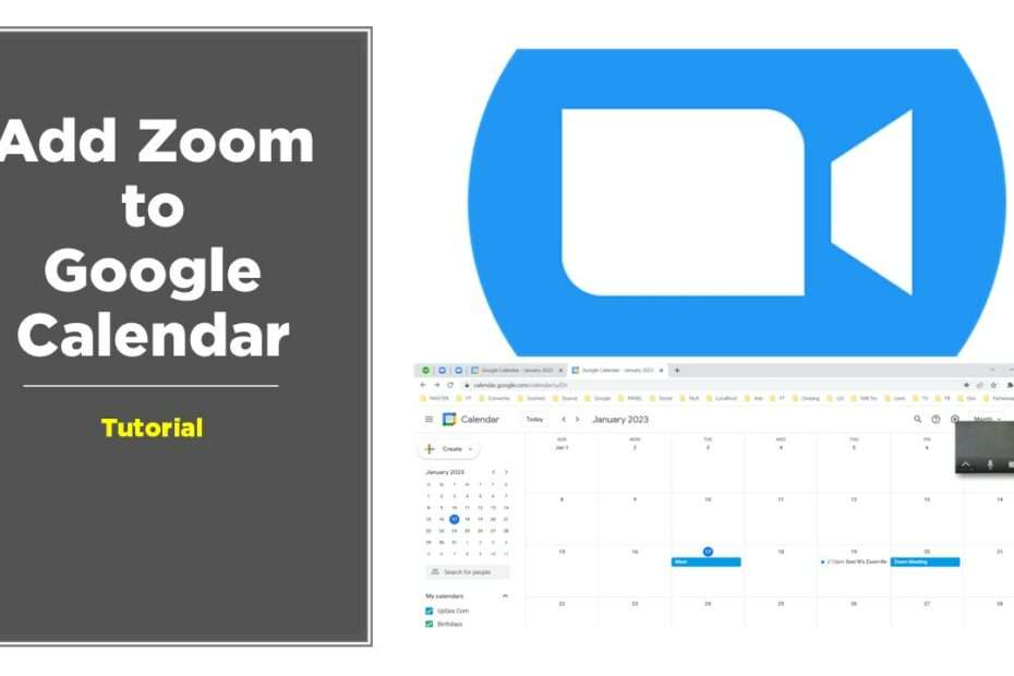 2 Ways how to add zoom to google calendar