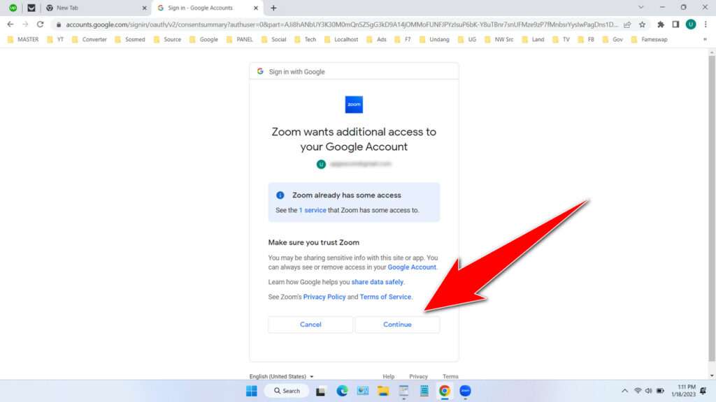 How to Add Zoom to Google Calendar - Step 4