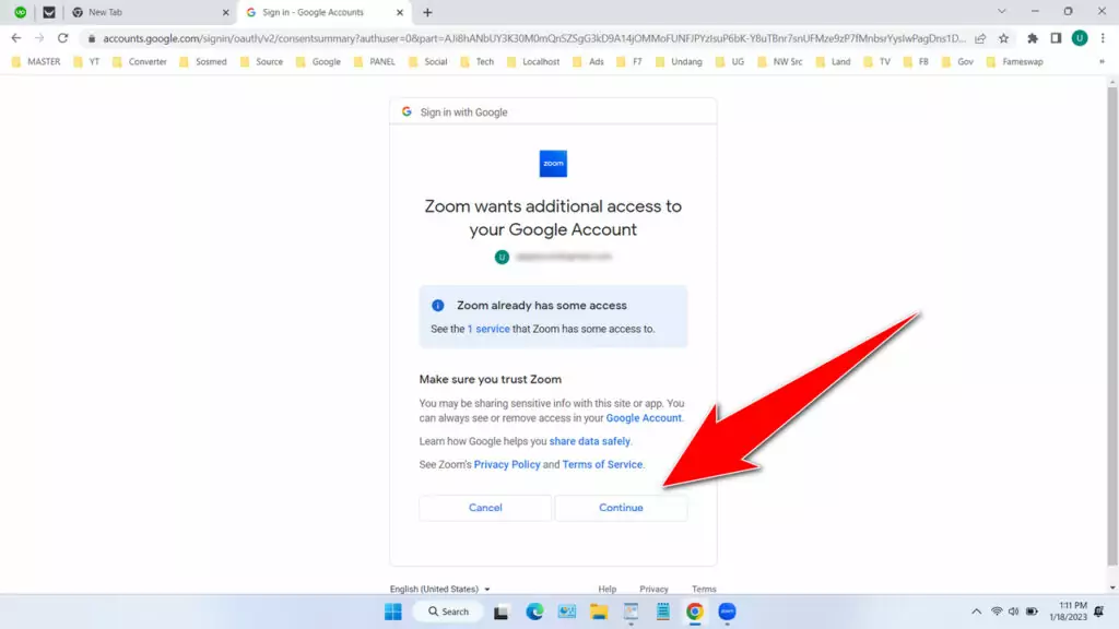 How to Add Zoom to Google Calendar - Step 4