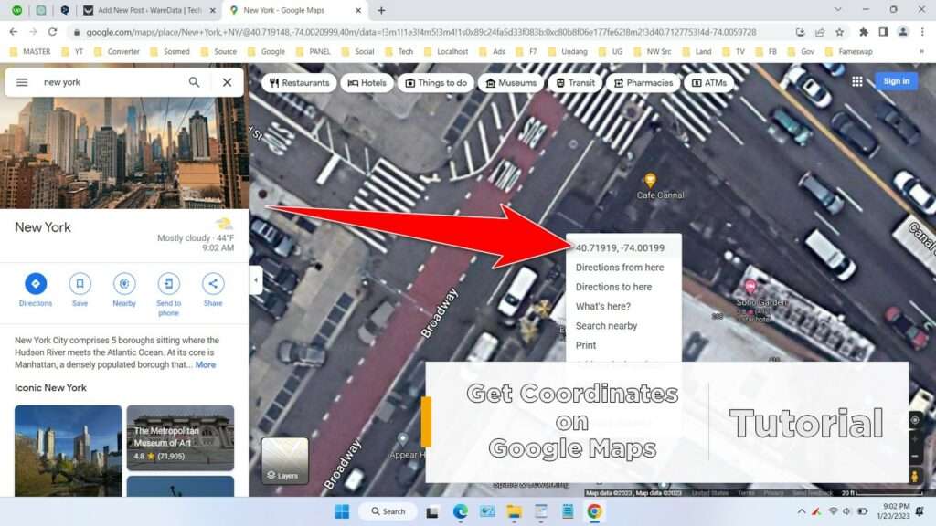 How to Get Location Coordinates on Google Maps