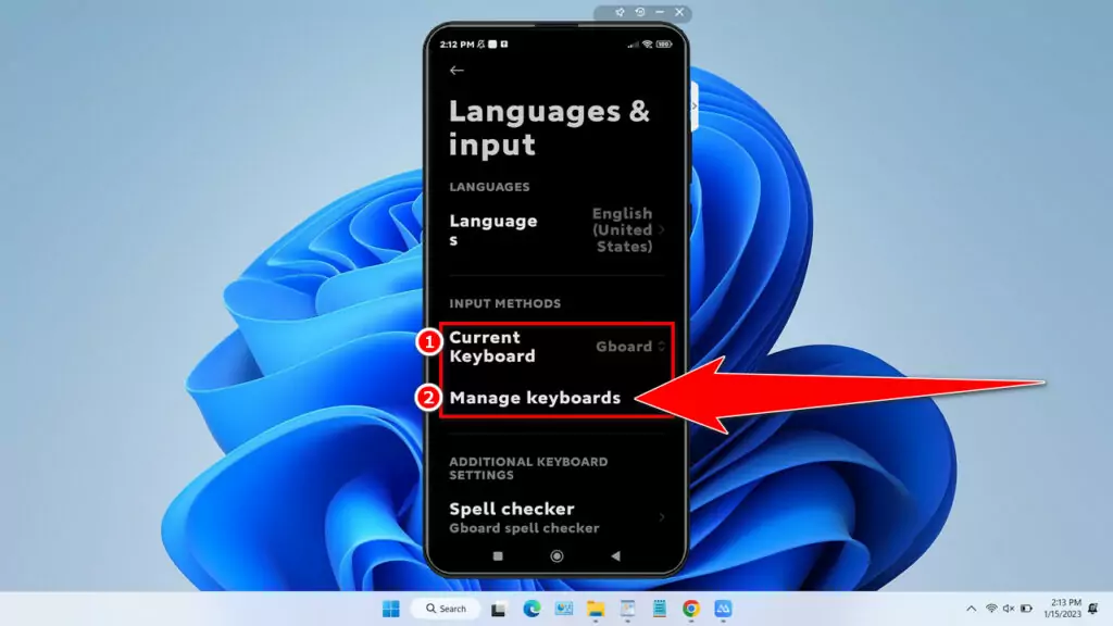 Tutorial Make Keyboard Bigger on Android 5 Tutorial Make Keyboard Bigger on Android - Step 4