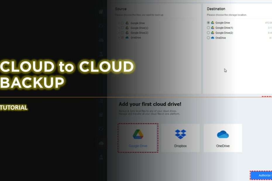 Best Free Cloud to Cloud Backup Software