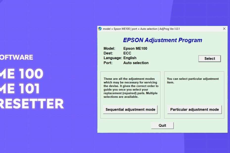 Resetter Epson XP 615, XP 510, XP 610 Printer - WareData