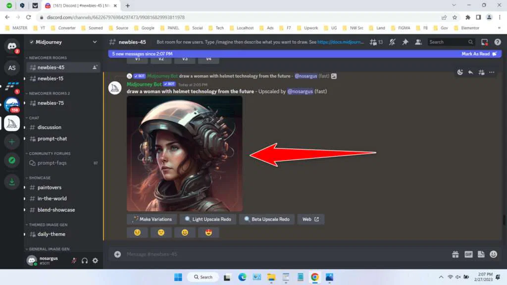 How to Create Images With AI 11 How to Create Images With Midjourney AI - Step 10