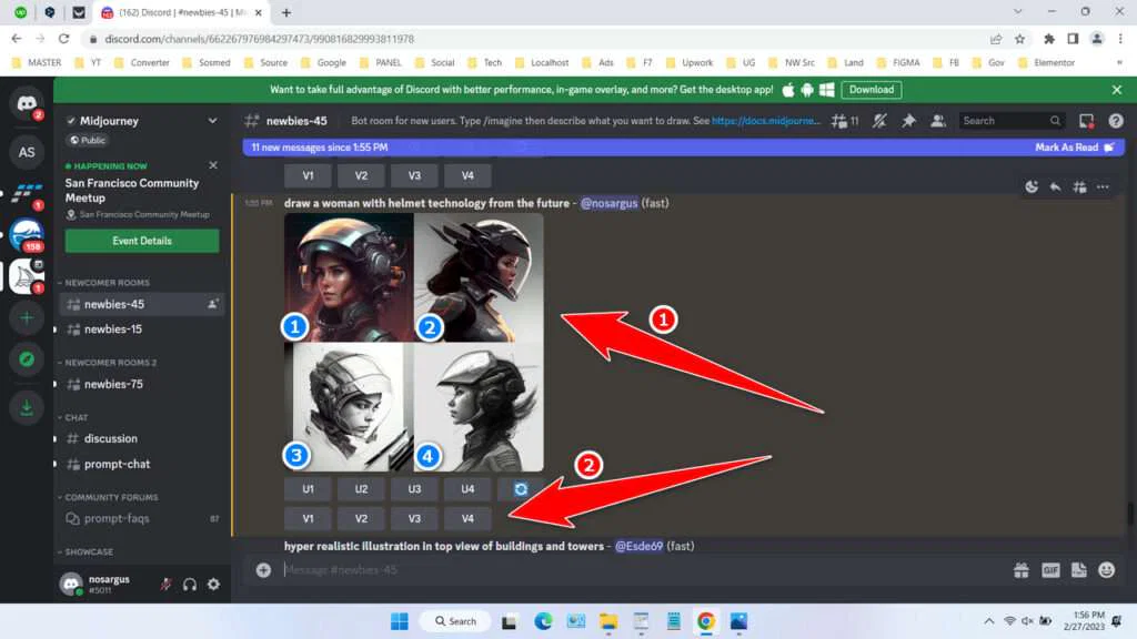 How to Create Images With AI 8 How to Create Images With Midjourney AI - Step 7