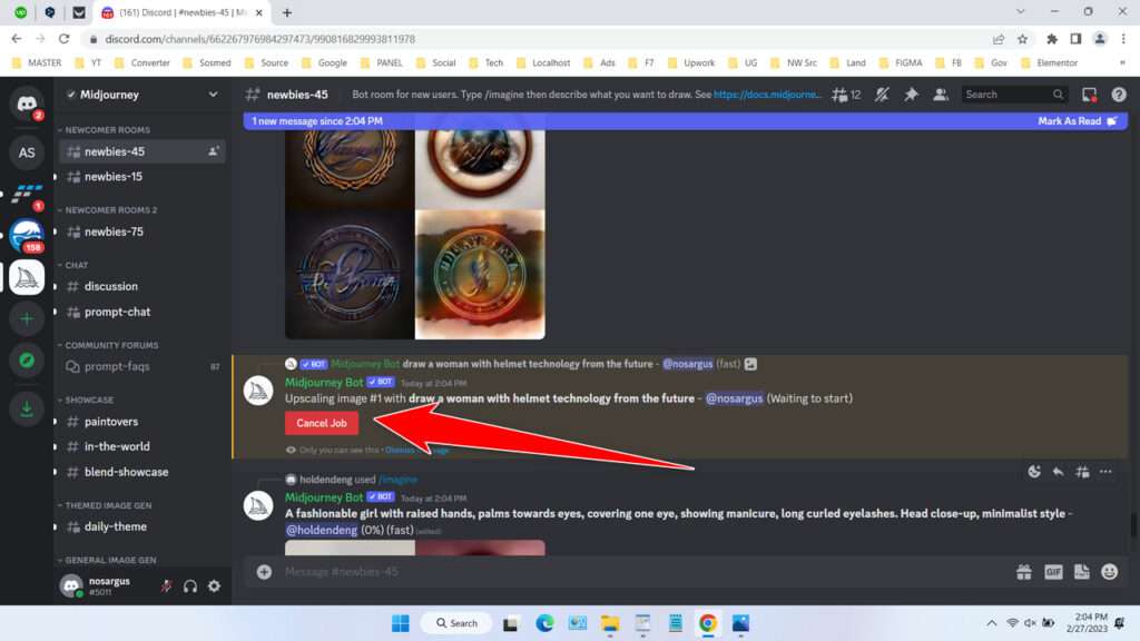 How to Create Images With Midjourney AI - Step 9
