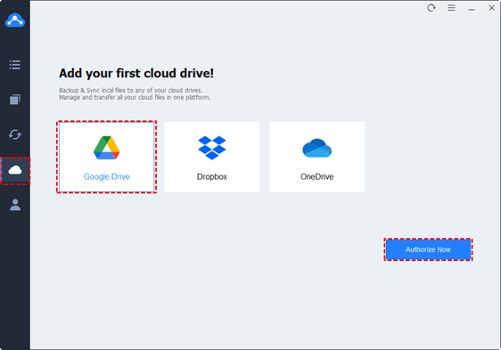 How to Perform Cloud to Cloud Backup for Free - Step 1
