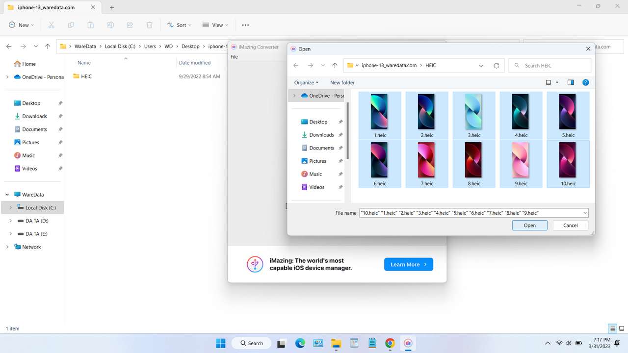 Heic to JPG Converter Windows Software WareData Tech enthusiast