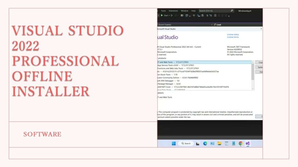 VISUAL STUDIO 2022 PROFESSIONAL OFFLINE INSTALLER