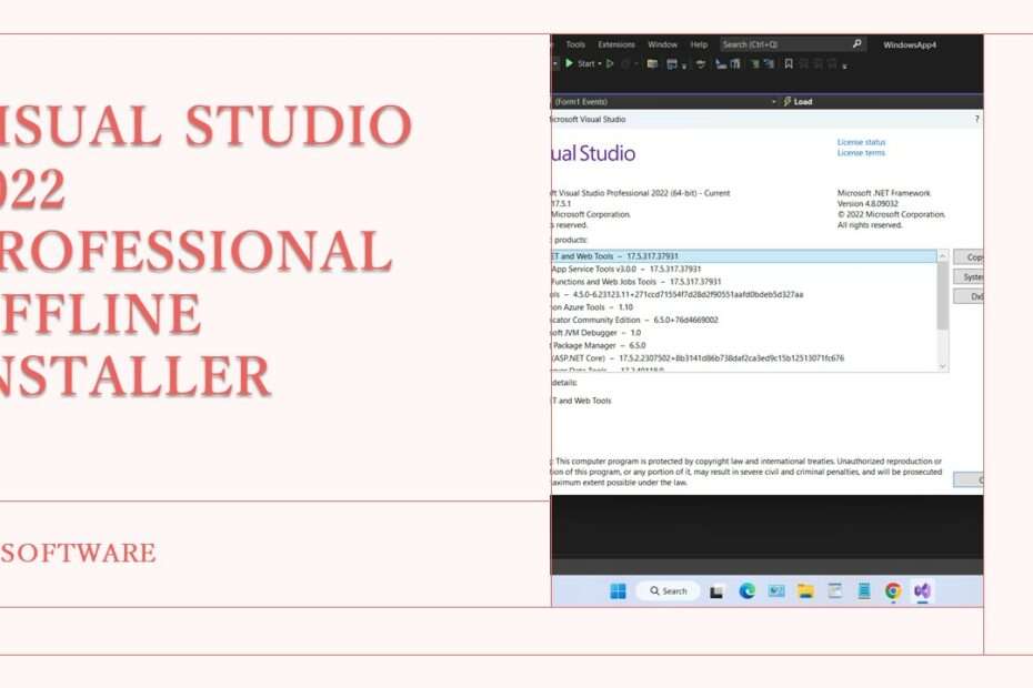 VISUAL STUDIO 2022 PROFESSIONAL OFFLINE INSTALLER