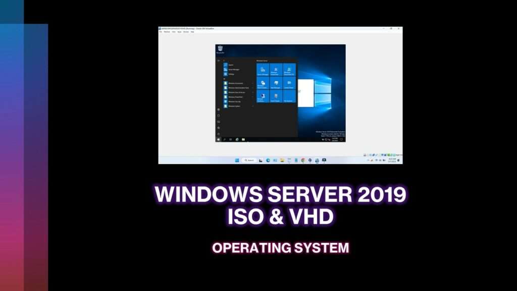 WINDOWS SERVER 2019 ISO & VHD