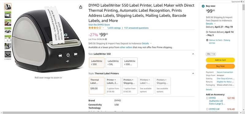 Best Label Printer for Amazon fba 2