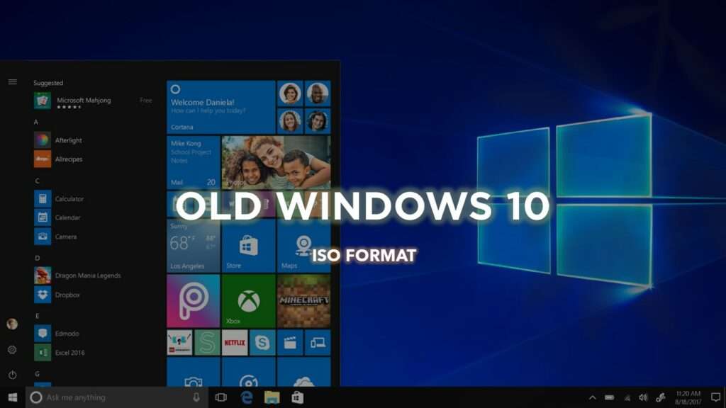 OLD WINDOWS 10 ISO