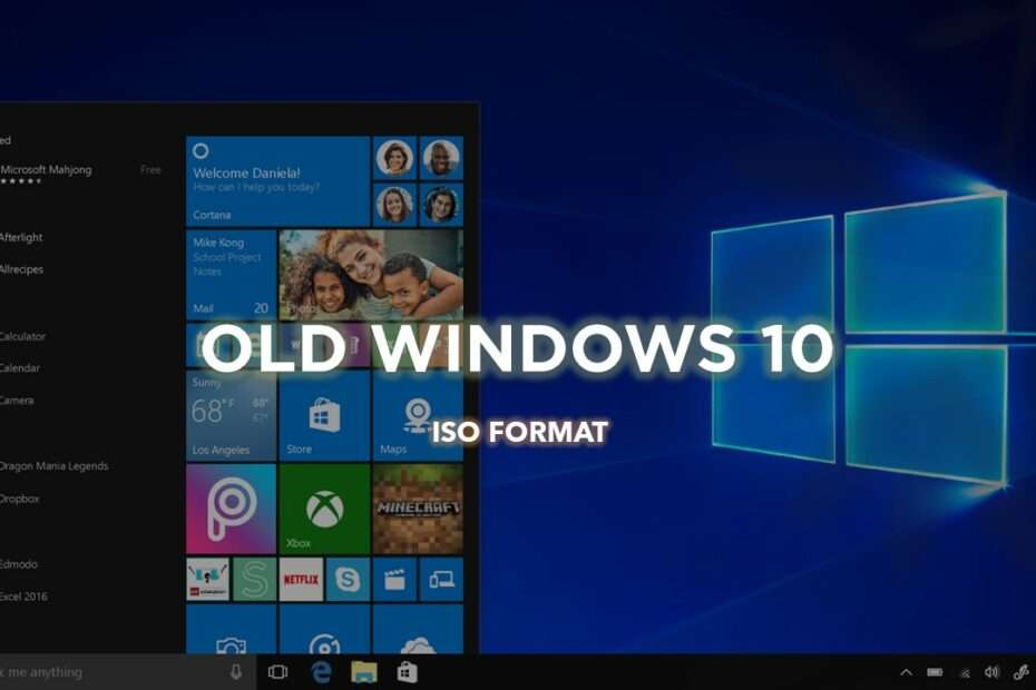 OLD WINDOWS 10 ISO