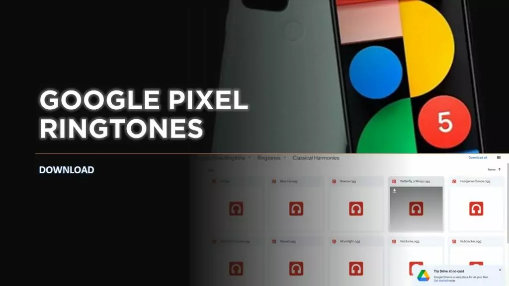 google pixel ringtone download