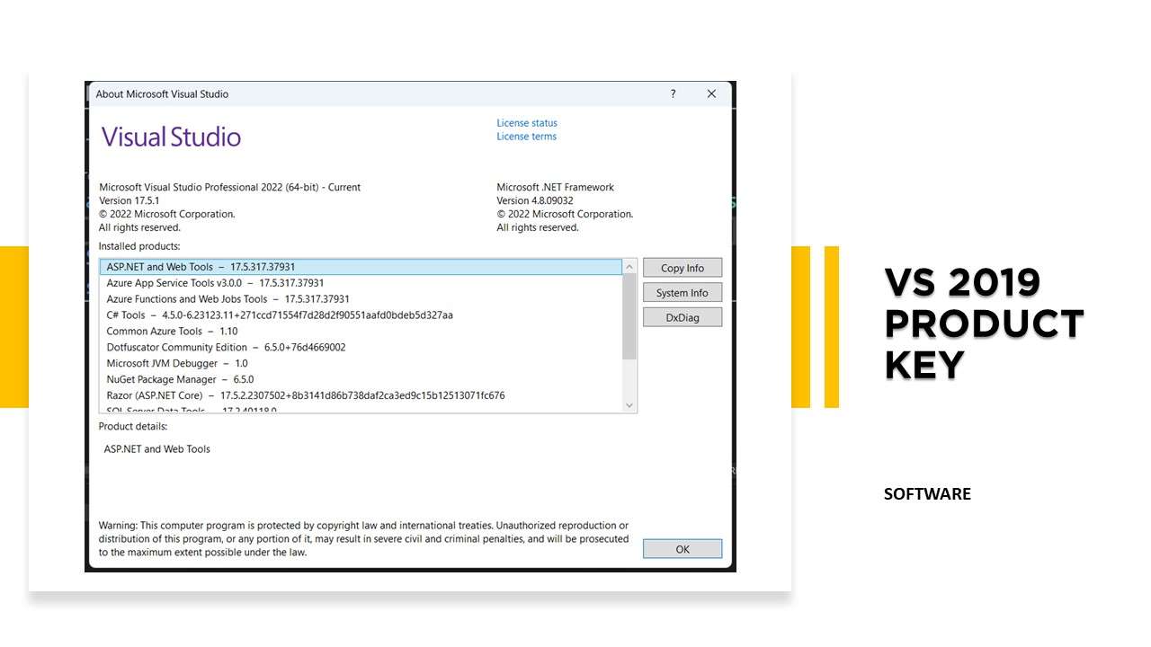 free visual studio 2019 product key