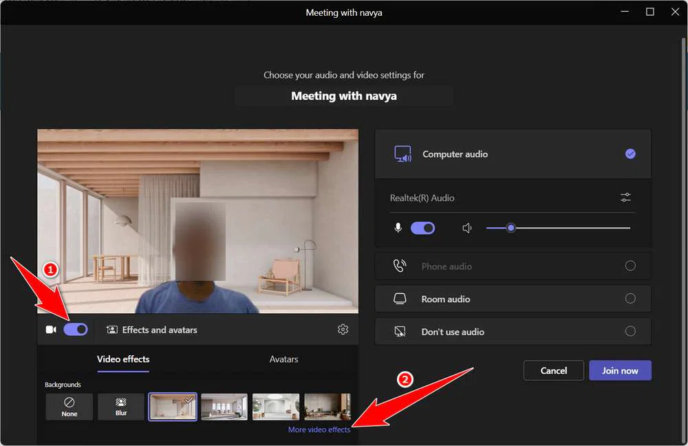 Microsoft Teams Background 22 Enable Microsoft Teams Background Step 1